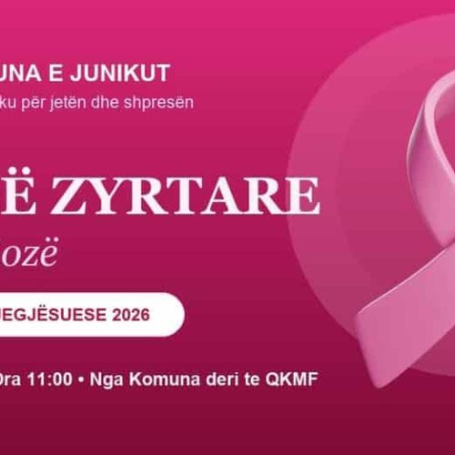 TETORI ROZË NË JUNIK: MAMOGRAFI FALAS DHE ECJE NDËRGJEGJËSUESE…